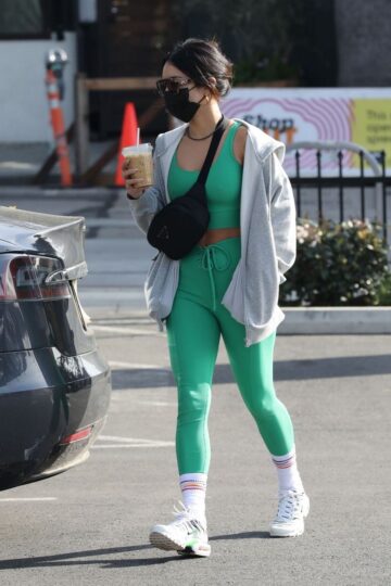 Vanessa Hudgens Out For Iced Coffee West Hollywood