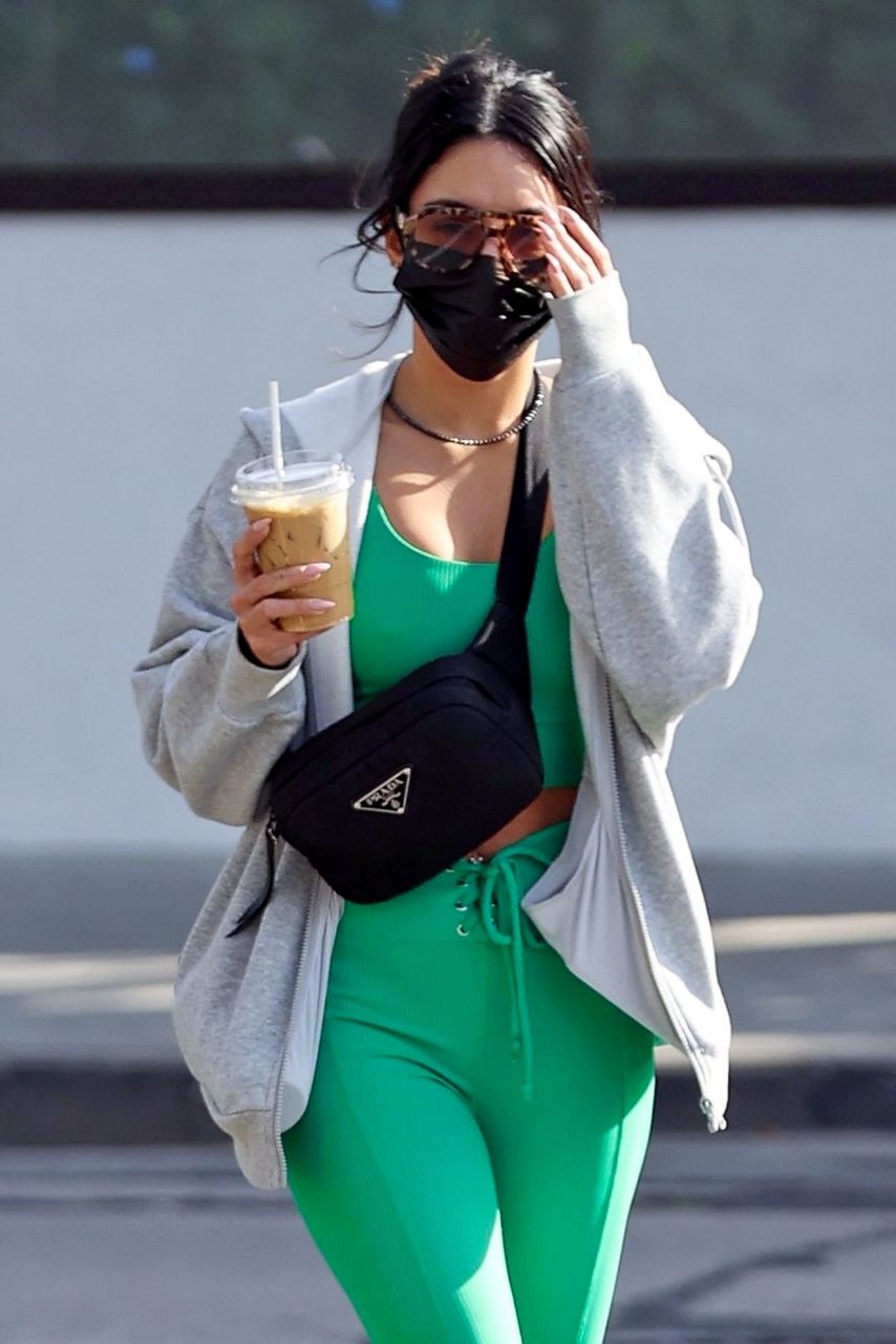 Vanessa Hudgens Out For Iced Coffee West Hollywood