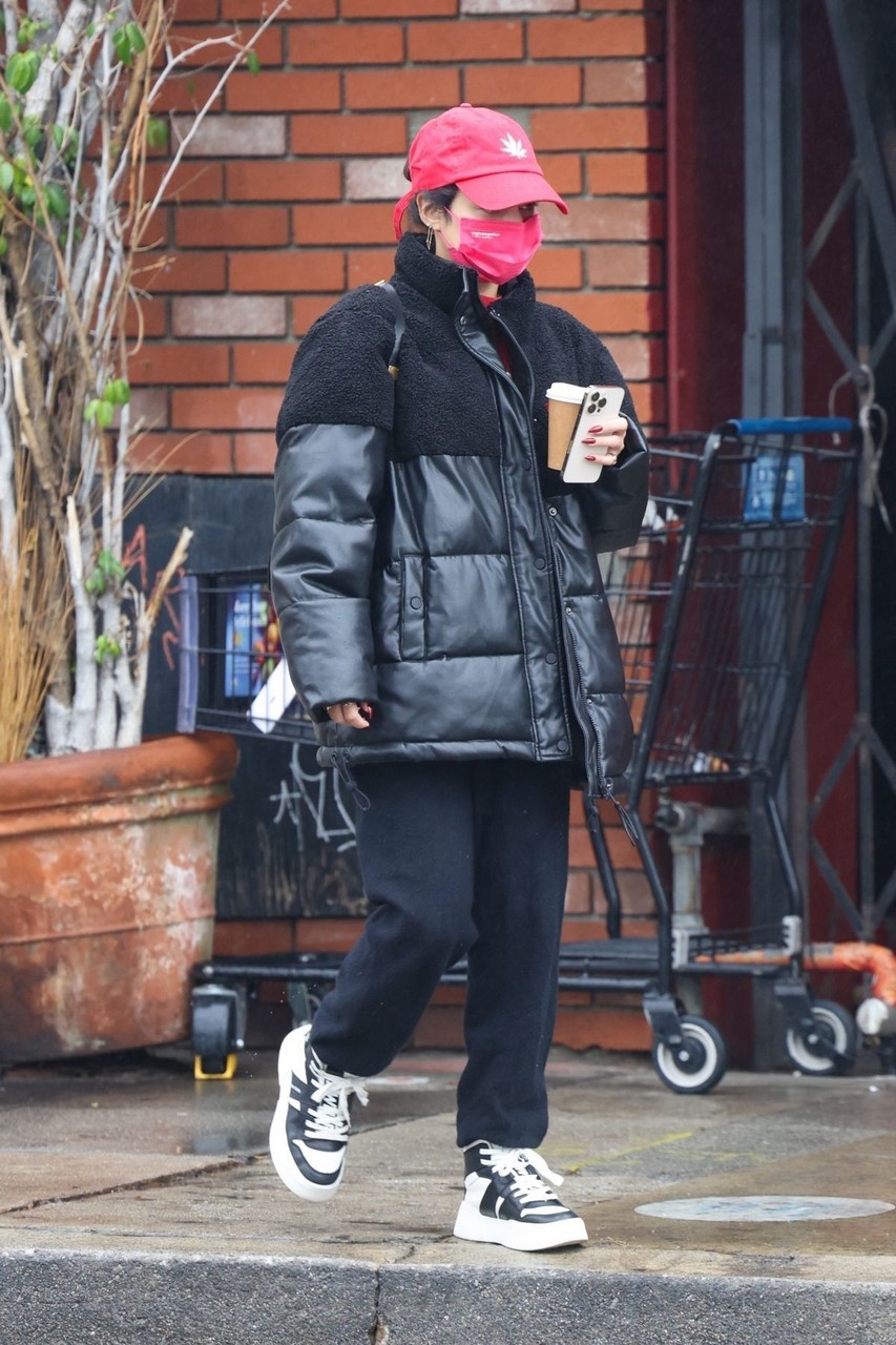 Vanessa Hudgens Out For Morning Coffee Los Angeles