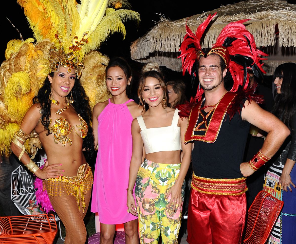 Vanessa Hudgens Svedkas Summer Samba Party Beverly Hills
