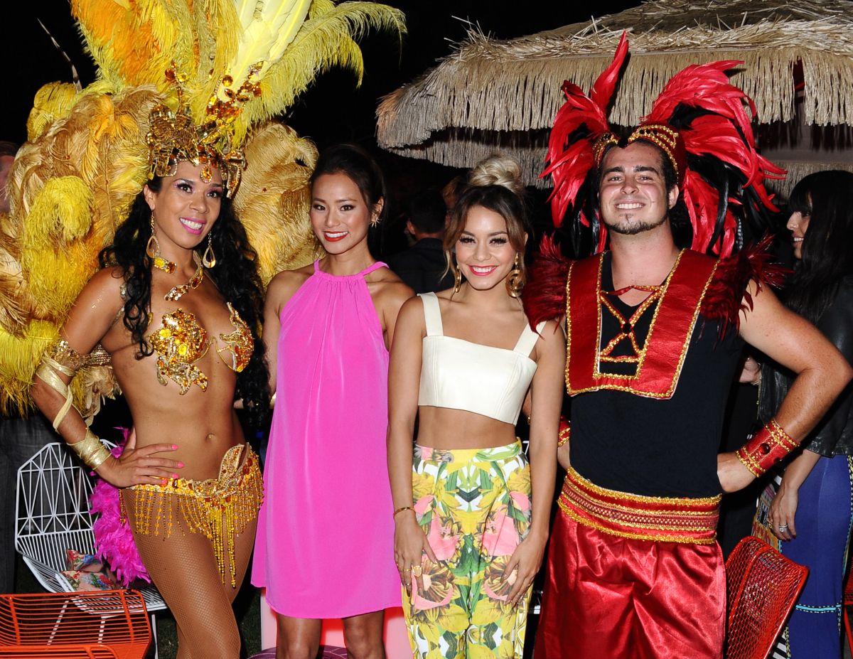 Vanessa Hudgens Svedkas Summer Samba Party Beverly Hills