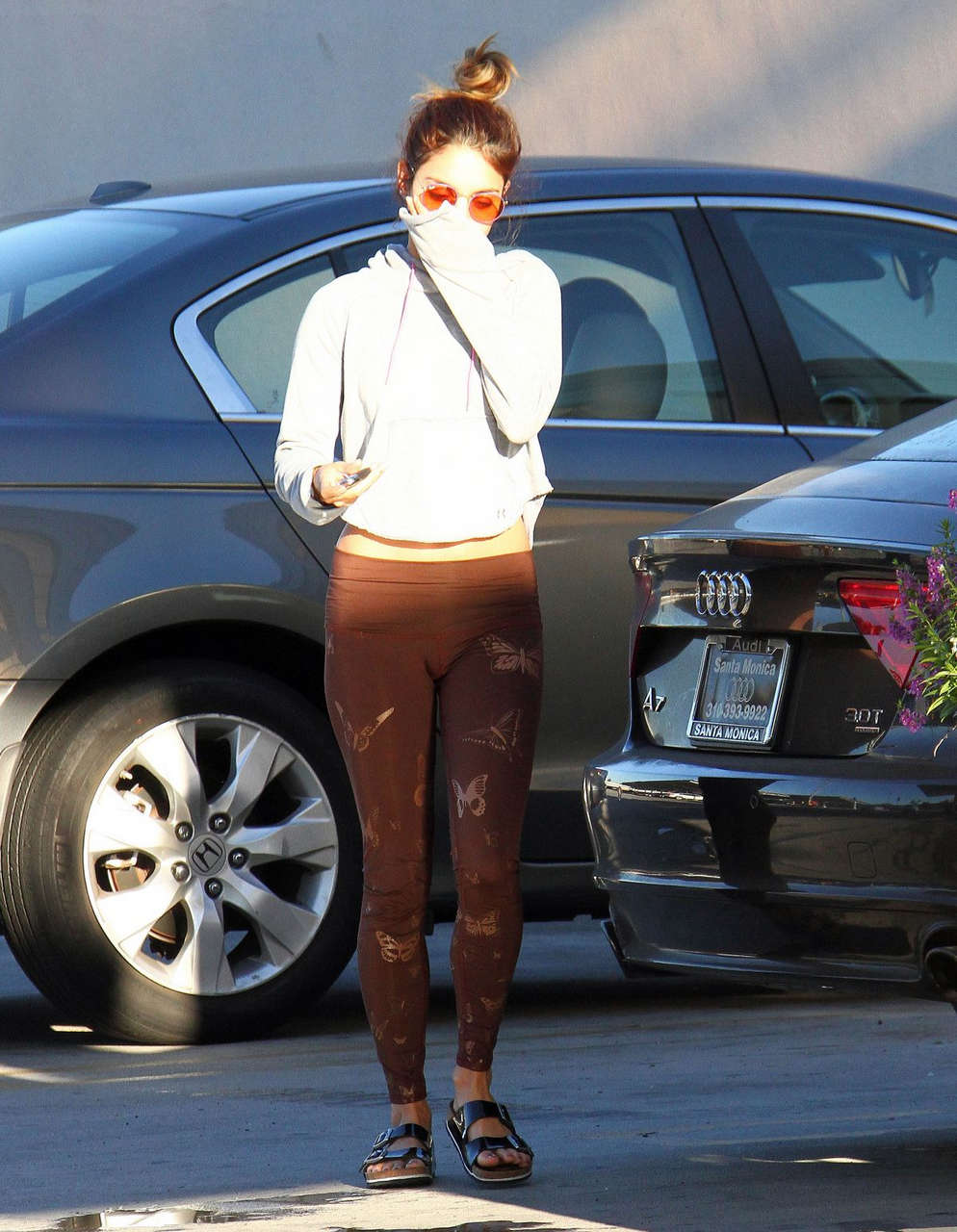 Vanessa Hudgens Tights Out About Los Angeles