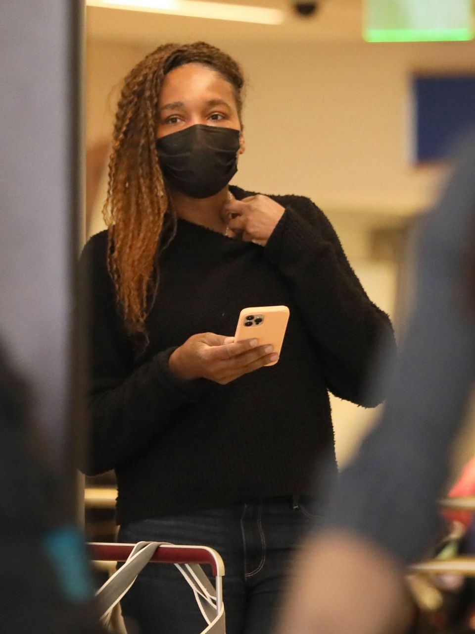 Venus Williams Arrives Lax Airport Los Angeles
