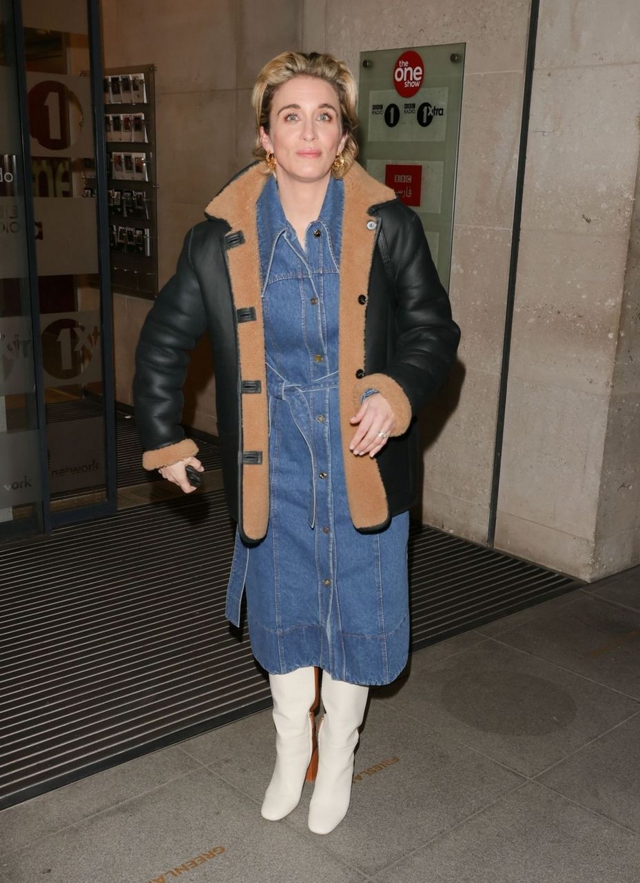 Vicky Mcclure Leaves The One Show Studios London