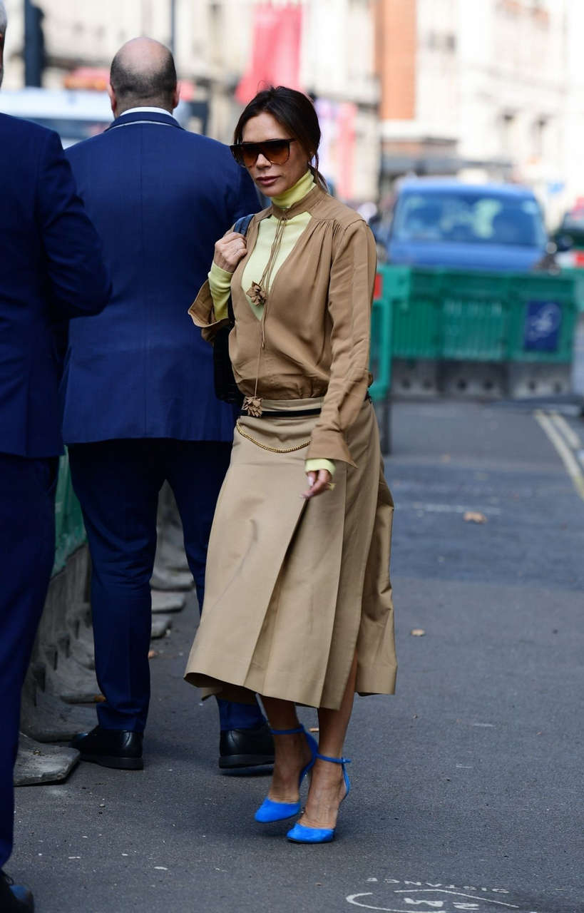 Victoria Beckham Out About London