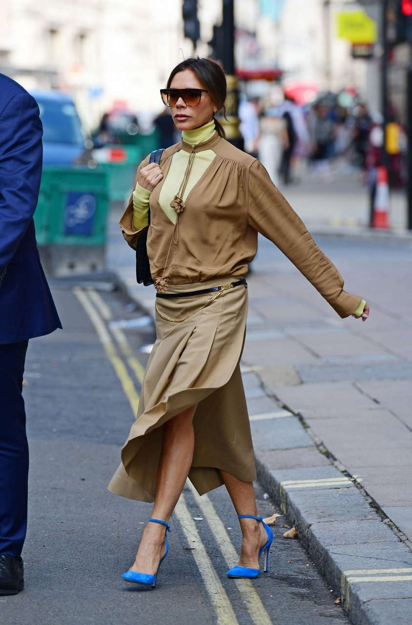 Victoria Beckham Out About London
