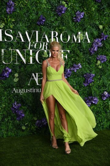 Victoria Silvstedt Luisaviaroma For Unicef Party St Barths