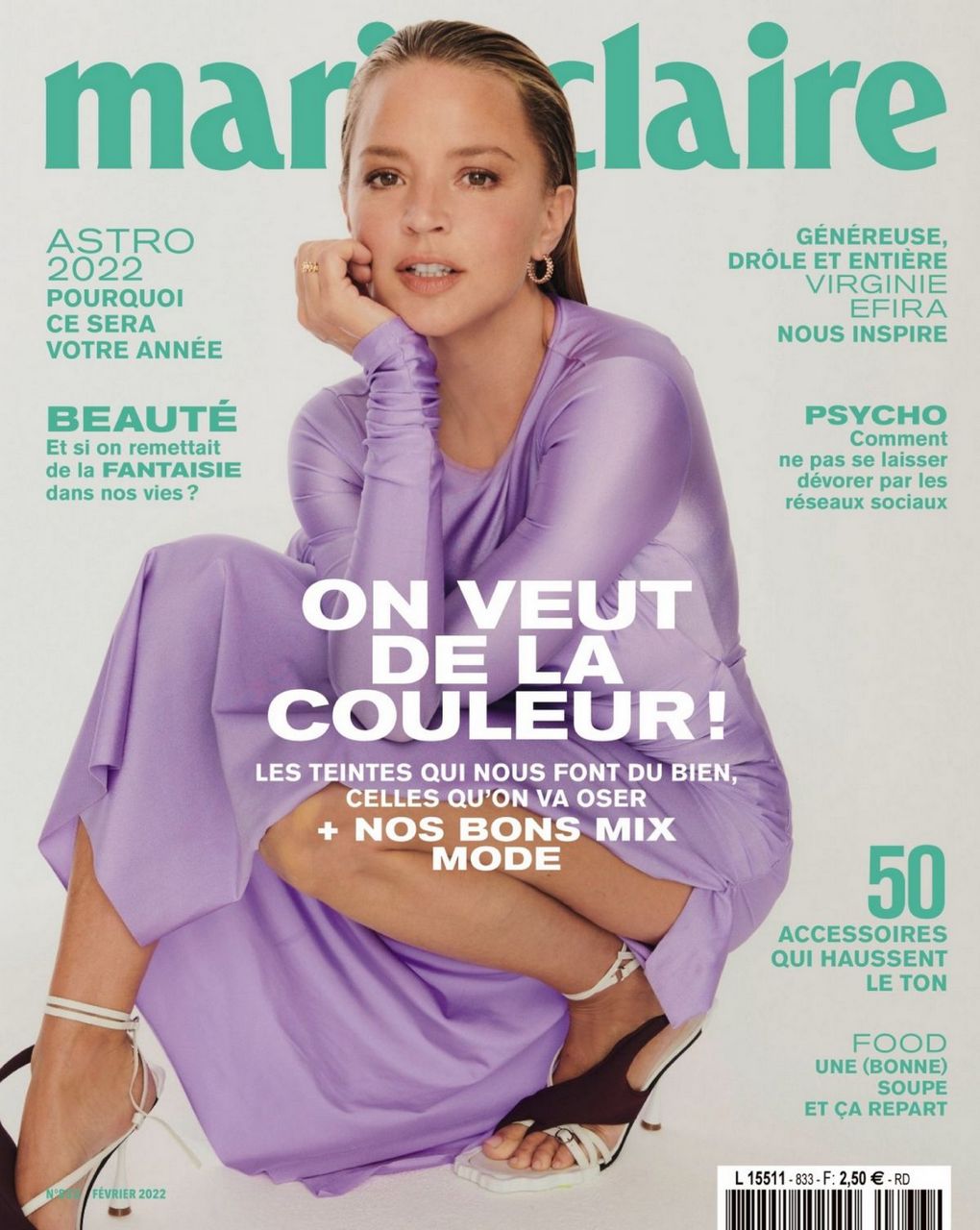 Virginie Efira Marie Claire Magazine France February