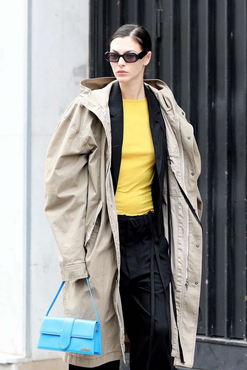 Vittoria Ceretti Out Paris Fashion Week