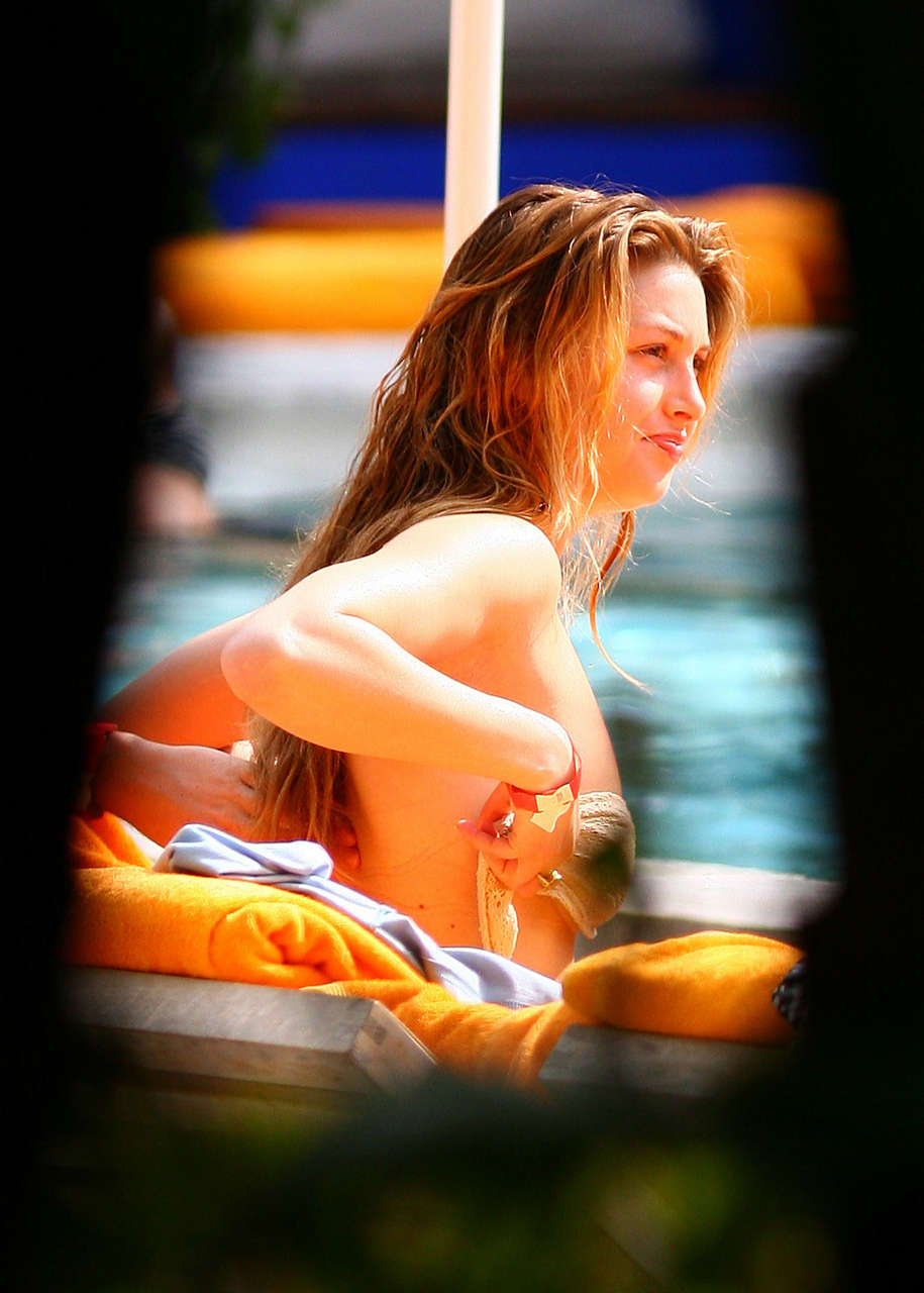 Whitney Port Bikini Candids By Pool Miami