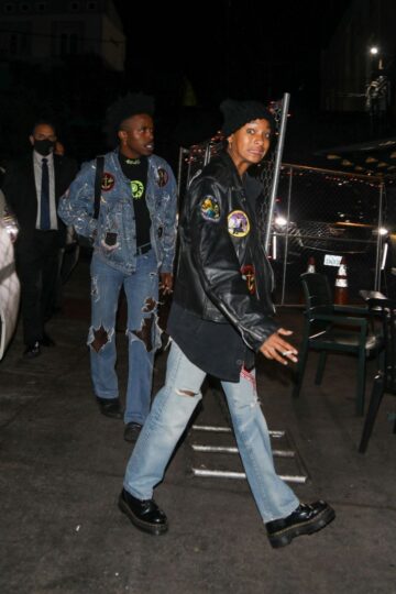 Willow Smith Arrives Avril Lavigne S Live Performance Roxy West Hollywood