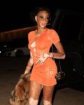 Winnie Harlow Out For Dinner Malibu