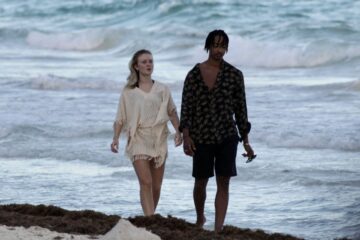 Zara Larsson Out With Boyfriend Beach Tulum
