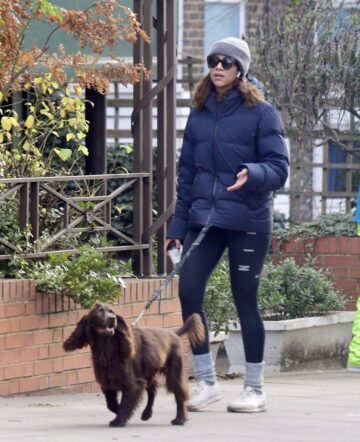Zawe Ashton Out With Her Dog Bobby London