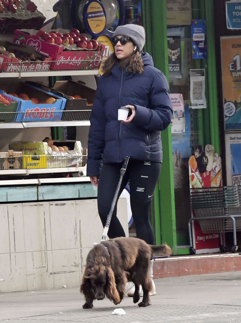 Zawe Ashton Out With Her Dog Bobby London