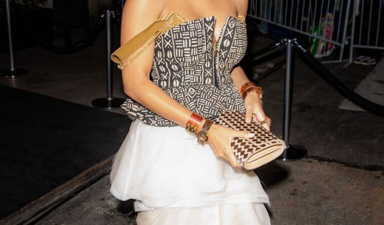 Zazie Beetz Leaves Cfda Awards New York (3 photos)