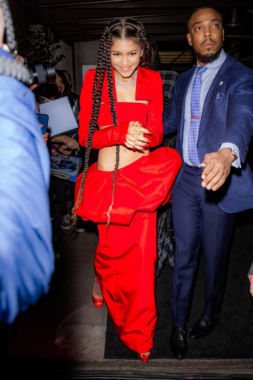 Zendaya Coleman Leaves Cfda Awards New York