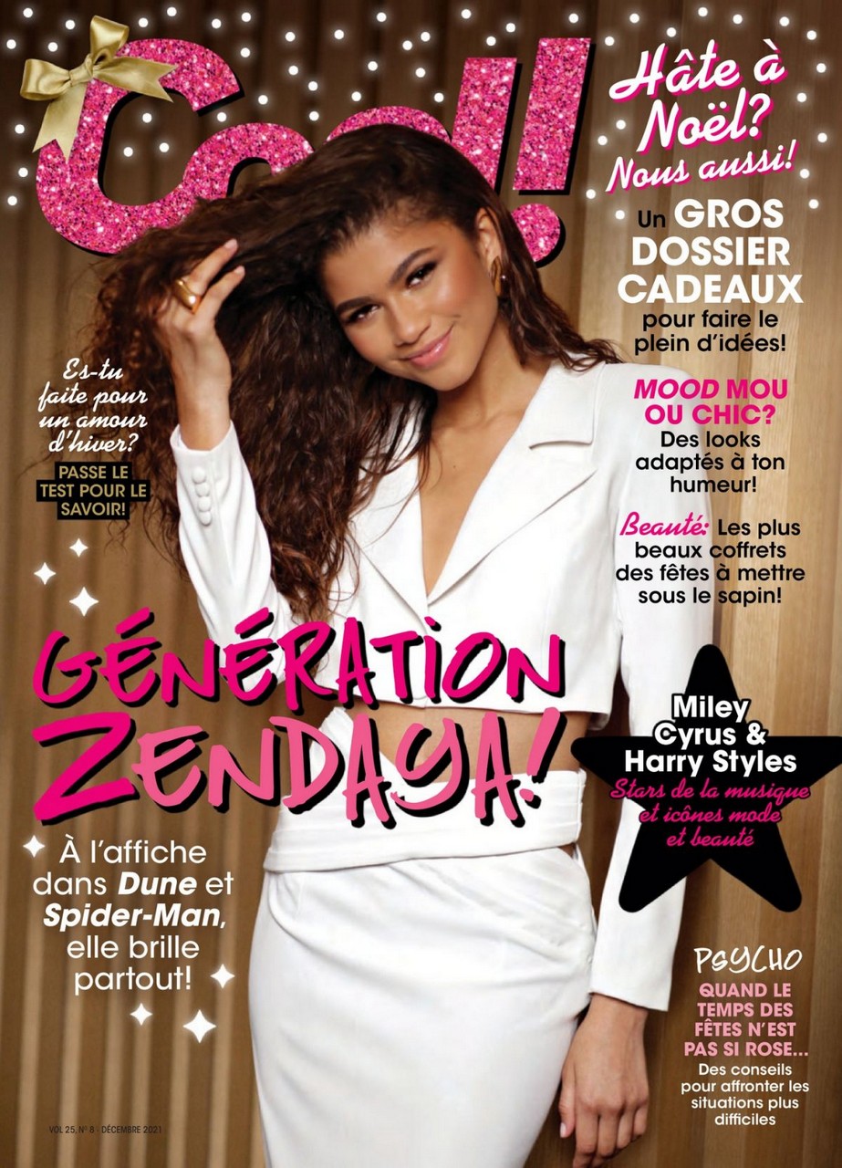 Zendaya Cool Magazine Canada December