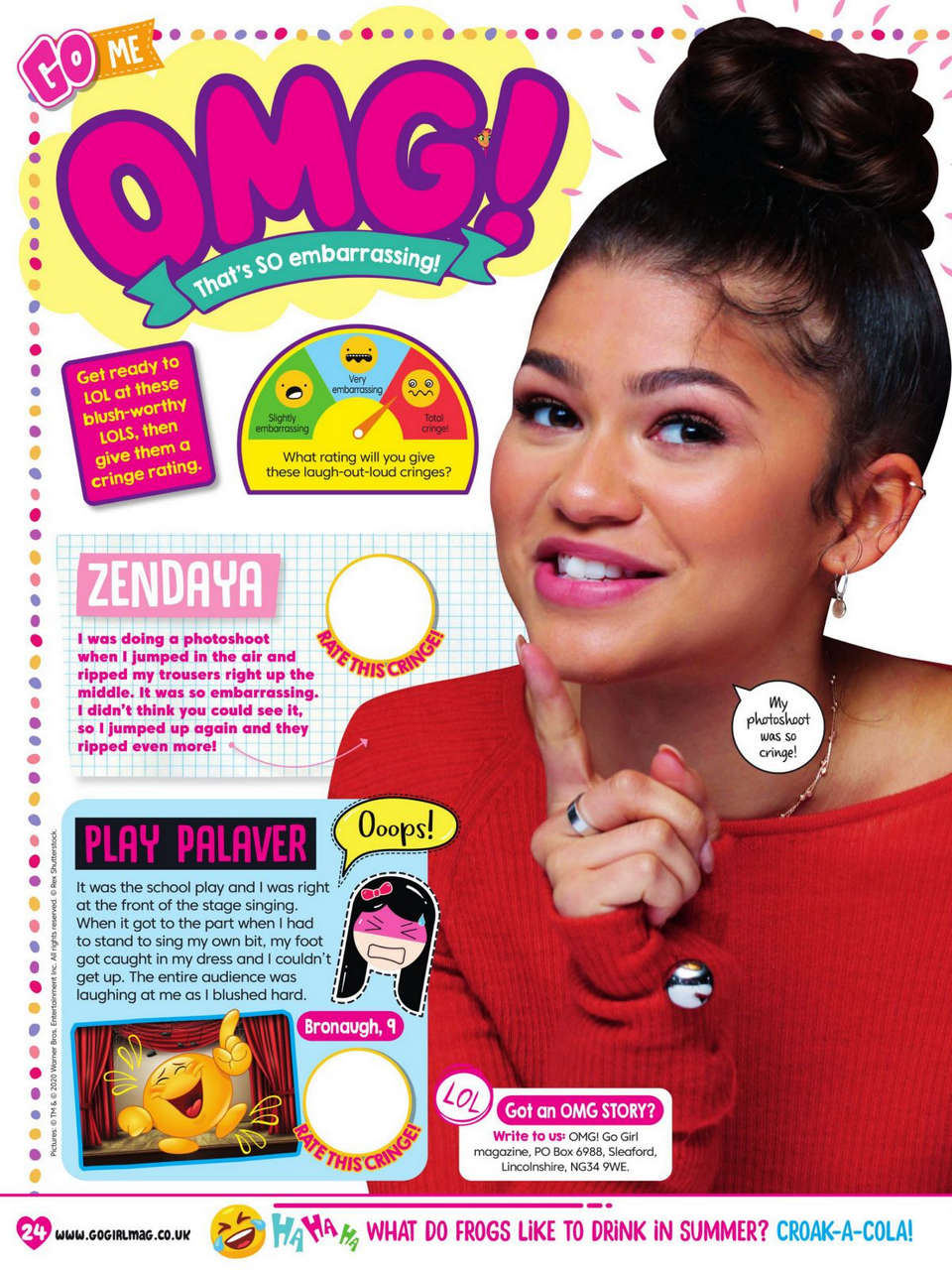 Zendaya Go Girl Magazine August