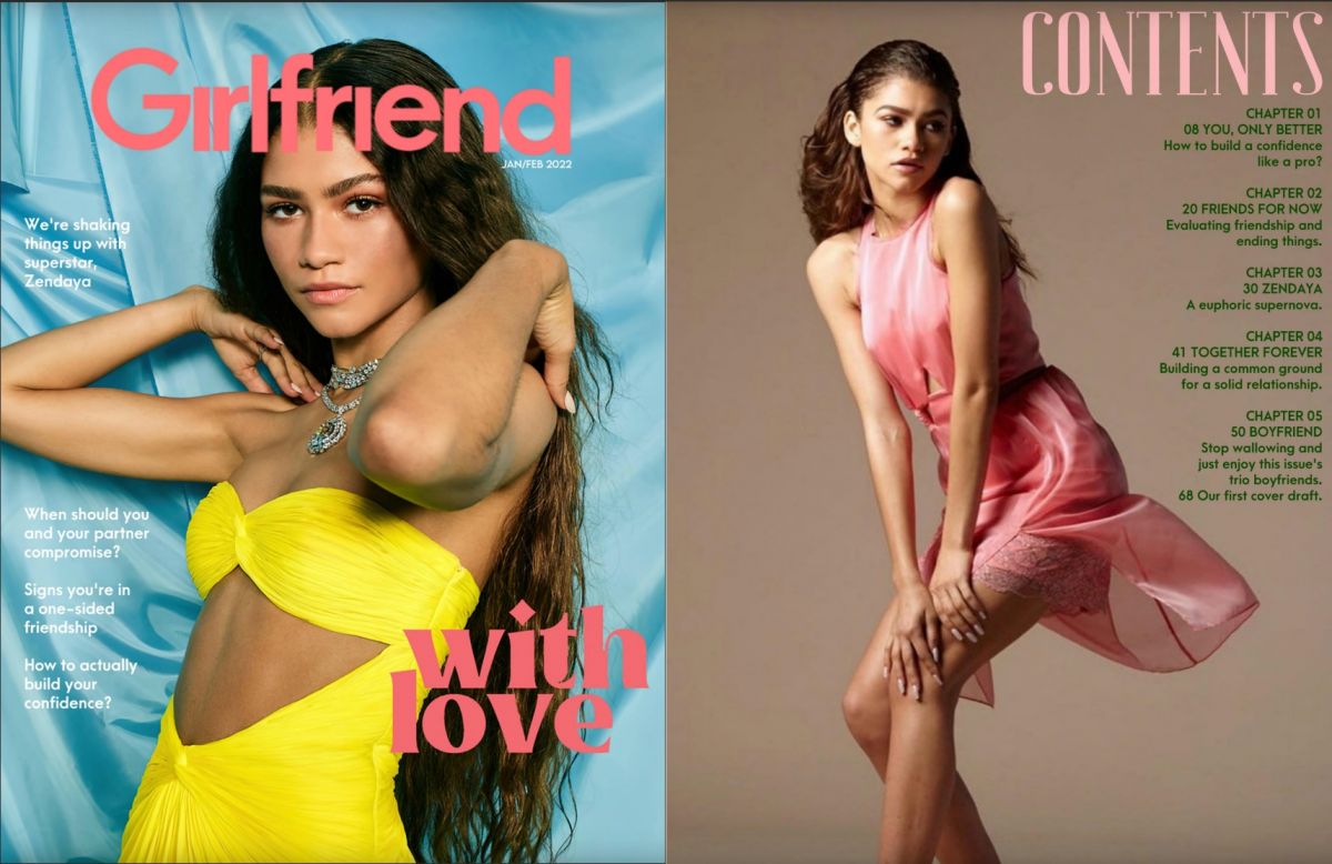 Zendya Girlfriend Magazine Philippines January February