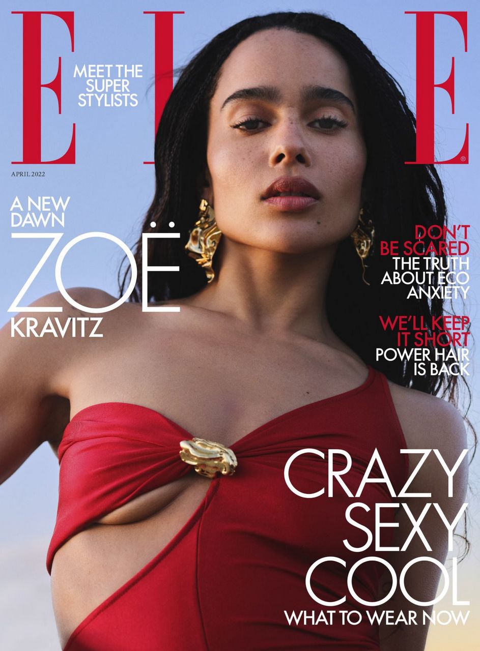 Zoe Kravitz Elle Magazine Uk April
