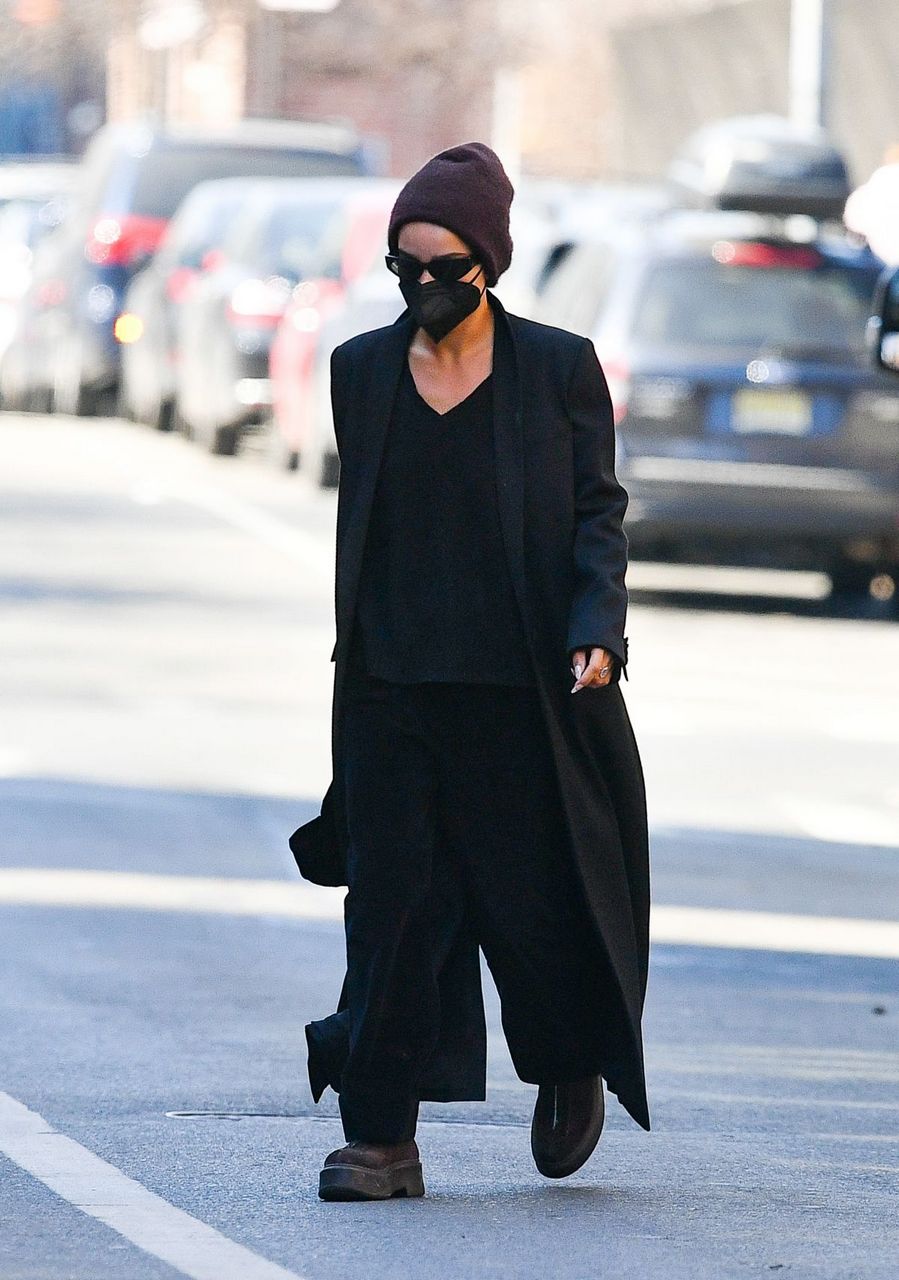Zoe Kravitz Out And About New York