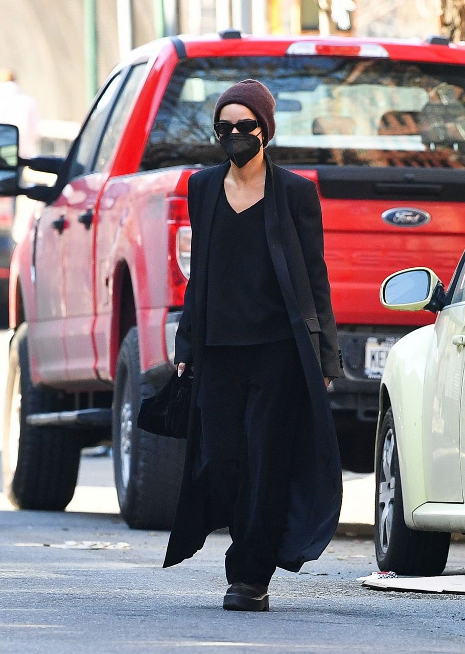 Zoe Kravitz Out And About New York