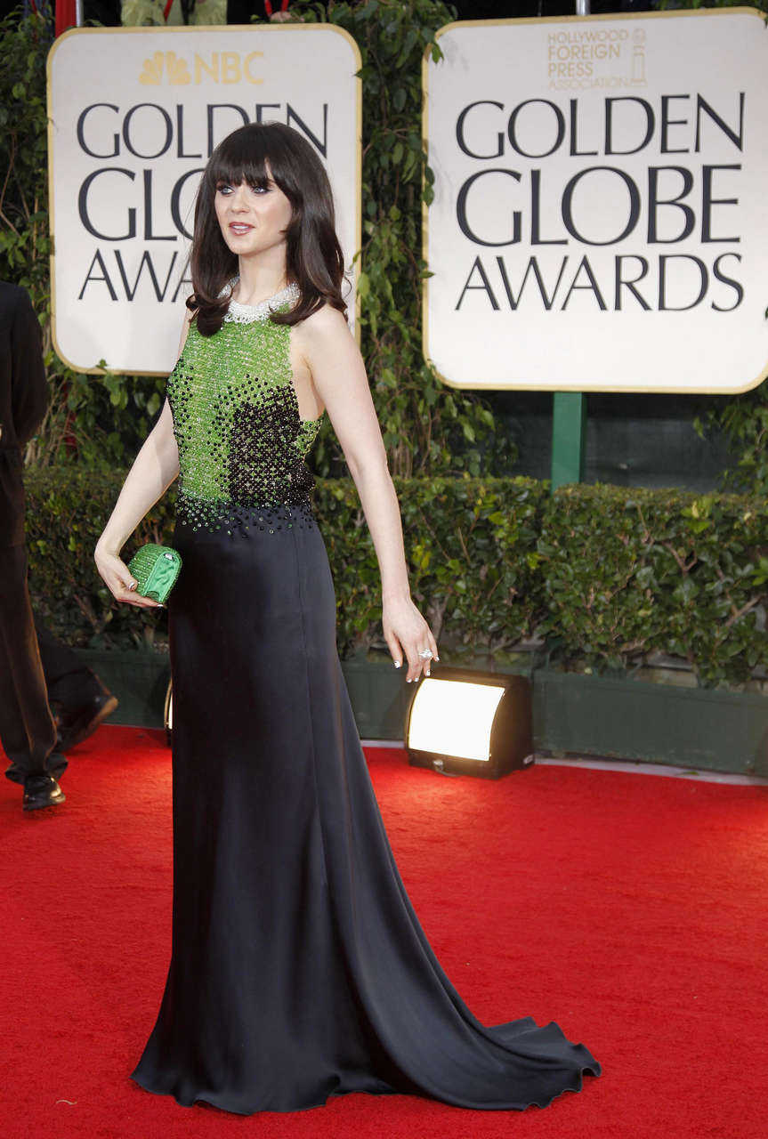 Zooey Deschanel 69th Annual Golden Globe Awards Los Angeles