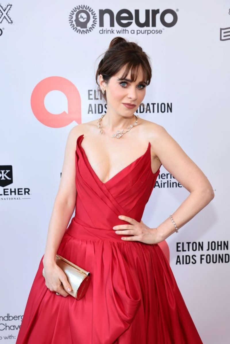 Zooey Deschanel Elton John Aids Foundation S 30th Annual Academy Awards Viewing Party West Hollywood