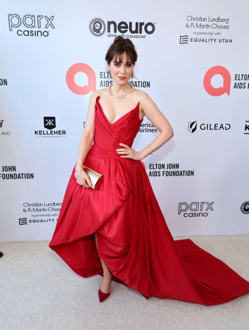 Zooey Deschanel Elton John Aids Foundation S 30th Annual Academy Awards Viewing Party West Hollywood