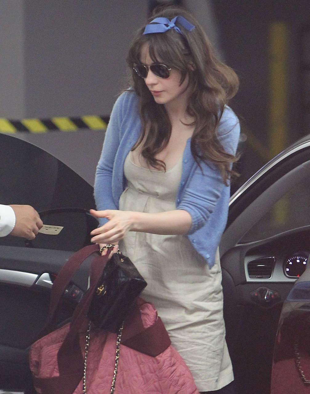 Zooey Deschanel Out About Beverly Hills